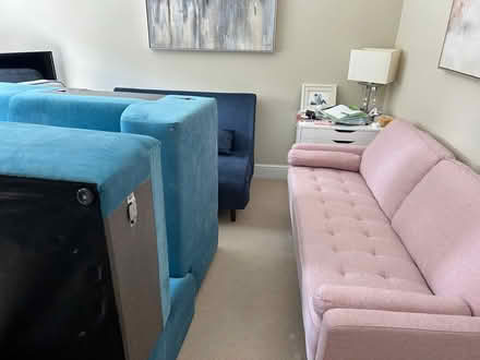 Photo of free Large blue sectional sofa (Eastwick KT23) #3