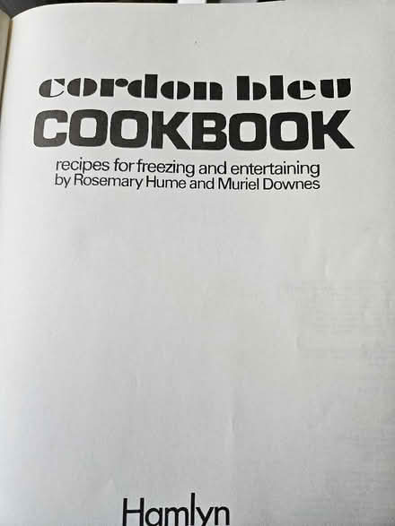 Photo of free Cordon Bleu Cookbook (Eastham CH62) #1