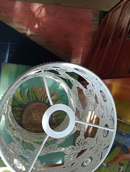 Photo of free Metal butterfly lampshade (near crawfordsburn) #2