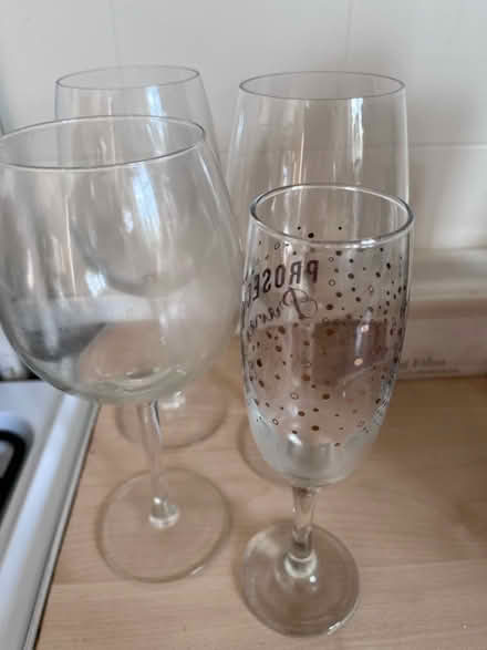 Photo of free 4 wine glasses (Croydon) #1