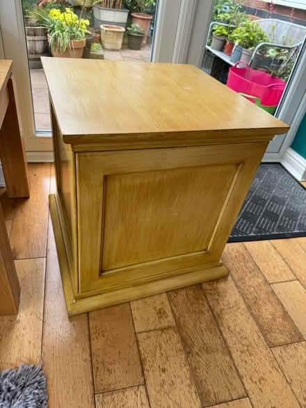 Photo of free Wooden storage box / side table (Liverpool L17) #1