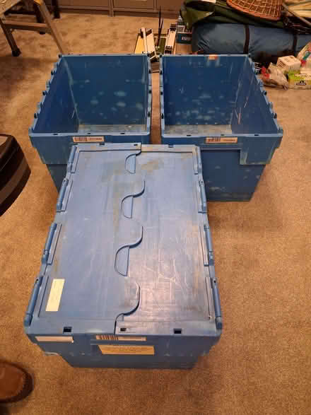 Photo of free Large Plastic Crates (3) (Cradley WR13) #3