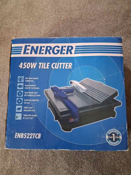 Photo of free Tile Cutter 450watt (Cradley WR13) #1