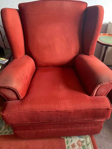 Photo of free Red Armchair (Great Wakering SS3) #1