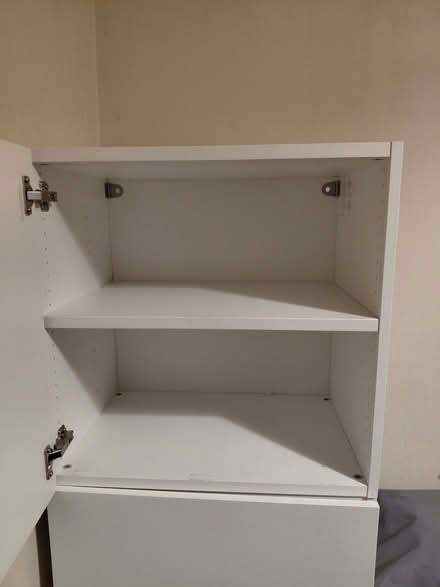 Photo of free 2 white cupboards (Southport PR9) #2