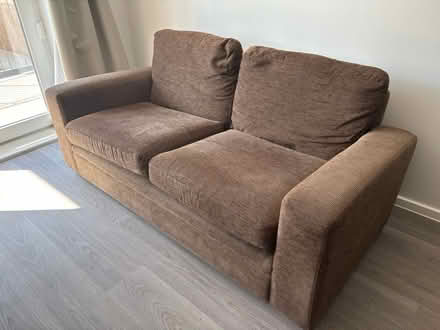 Photo of free 2-Seater Brown Fabric Sofa (Windsor SL4) #4