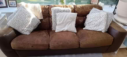 Photo of free Leather sofas (Passage west) #1