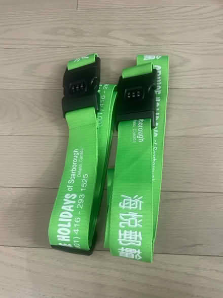 Photo of free Branded Luggage straps (Kennedy/16th in Markham) #1