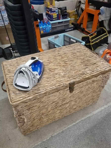 Photo of free Large wicker type storage chest (Coldean BN1) #2