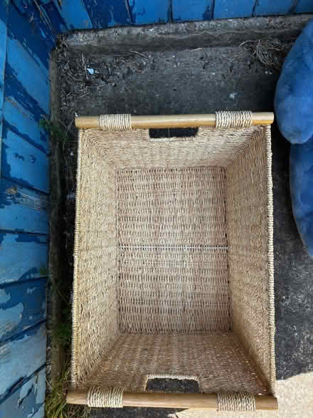 Photo of free Oblong wicker basket (Far Bletchley MK3) #1
