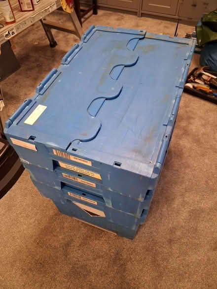 Photo of free Large Plastic Crates (3) (Cradley WR13) #1