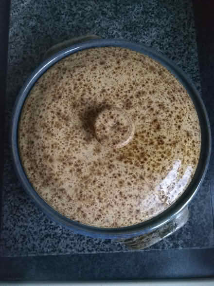 Photo of free Vintage Earthenware Speckled Casserole (Millhouses S7) #2