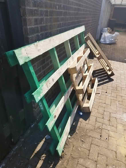 Photo of free Wood pallets x3 (Durham) #2