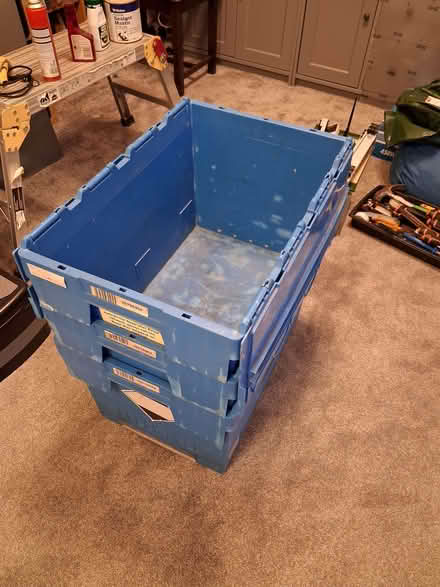 Photo of free Large Plastic Crates (3) (Cradley WR13) #2