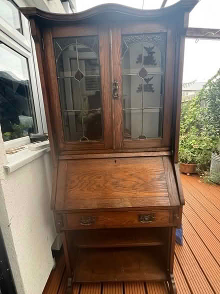 Photo of free Small Oak bureau/desk (Woking GU21) #1