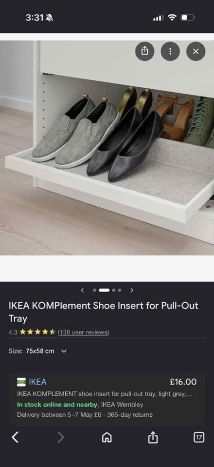 Photo of free Ikea shoe insert trays (Slough SL1) #2