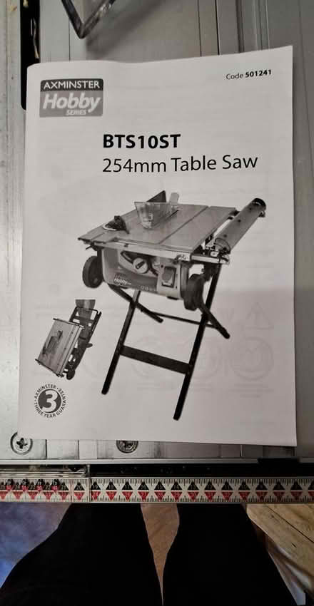 Photo of free Portable 10" Axminster Table Saw (Maidstone ME14) #1