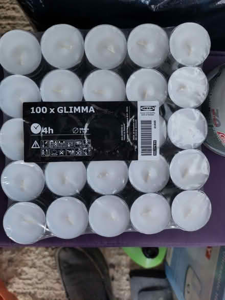 Photo of free 100 Ikea Glimma tealights (St Ives PE27) #1
