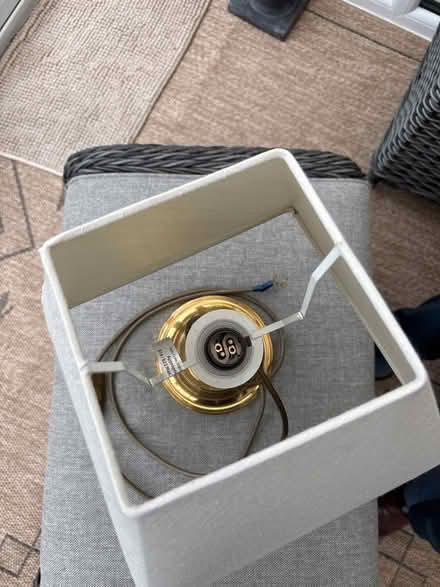 Photo of free Small metal base lamp (Halton LA2) #2