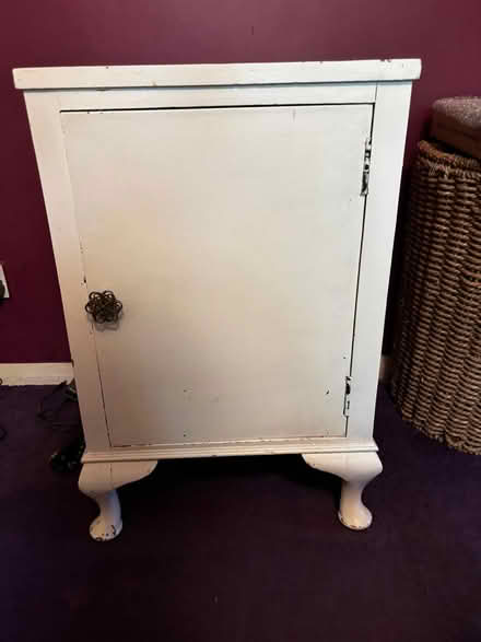 Photo of free White wooden cabinet (Far Bletchley MK3) #1