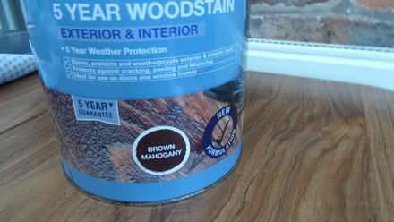 Photo of free Wickes 5 year woodstain (mahogany) (Wilmslow SK9) #3
