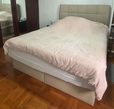 Photo of free Queen-size Bedframe with Storage (Somerset) #1