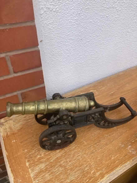 Photo of free Solid metal decorative canon (Chester Road M15) #2