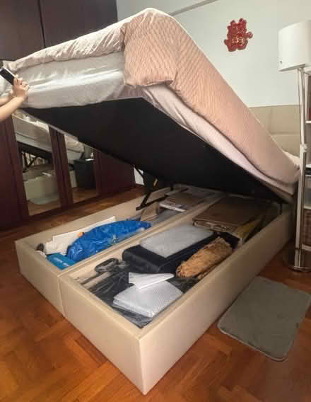 Photo of free Queen-size Bedframe with Storage (Somerset) #2