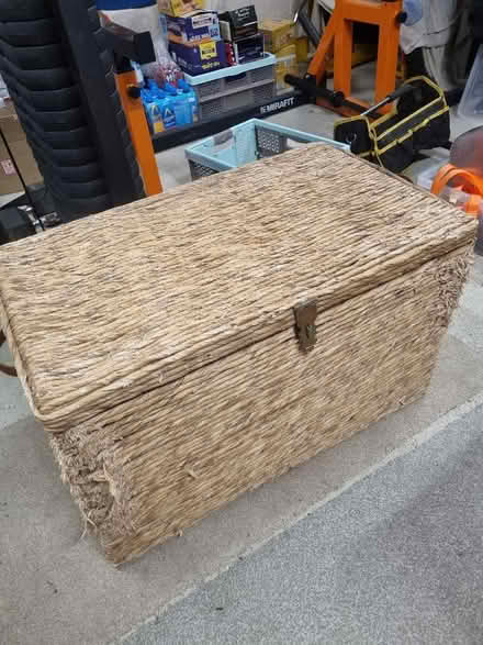 Photo of free Large wicker type storage chest (Coldean BN1) #1