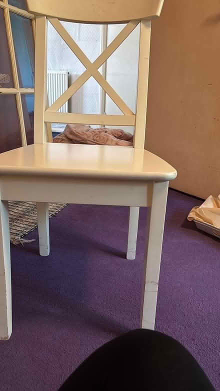 Photo of free White Kitchen chair (Far Bletchley MK3) #1