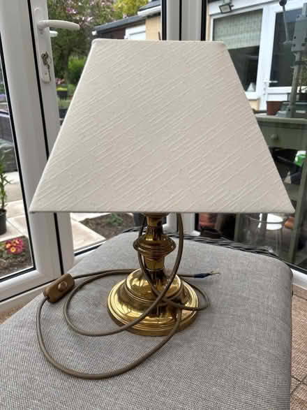 Photo of free Small metal base lamp (Halton LA2) #1