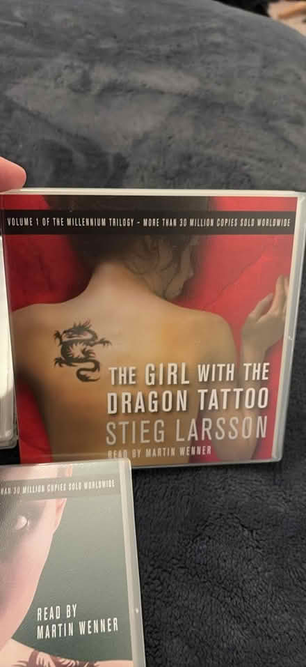 Photo of free Crime Novels on CD (G75 9PJ) #1