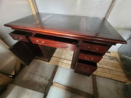 Photo of free Writing desk - dark wood (Perth - PH2) #2