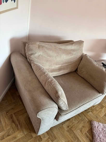 Photo of free NEXT - Mink Loveseat/Armchair (Mk17) #2