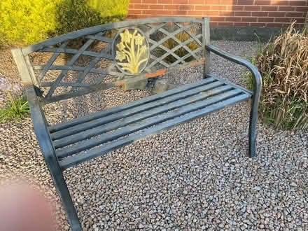 Photo of free Metal Garden Bench (Coton Park DE12) #2