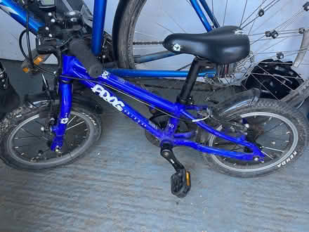 Photo of free Blue Frog 40 kids bike and two scooters (Molesey TW12) #1