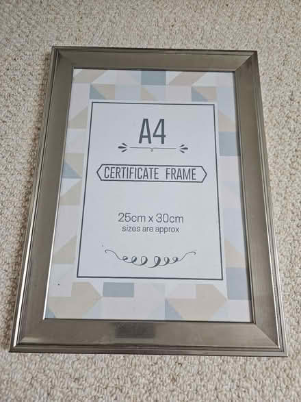 Photo of free A4 Certificate Frame (Liphook) #1