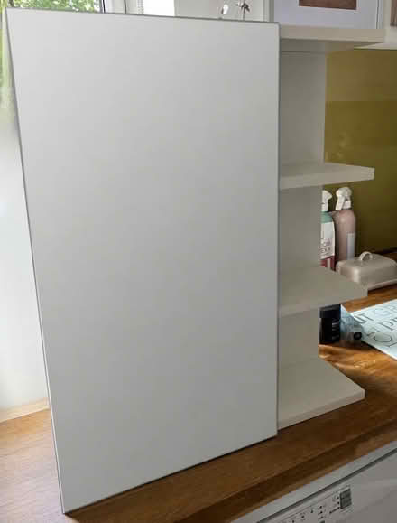 Photo of free Mirrored bathroom cabinet with shelves (Jersey Farm AL4) #1