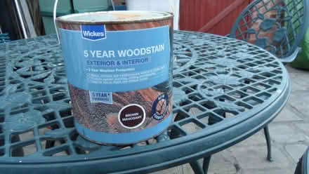 Photo of free Wickes 5 year woodstain (mahogany) (Wilmslow SK9) #2