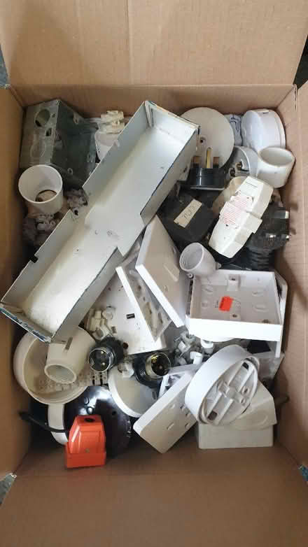 Photo of free Box of assorted electrical bits (Braintree CM7) #1