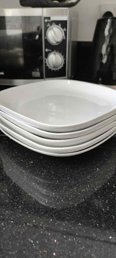 Photo of free Set of 5 white plates (The Moor LA1) #1