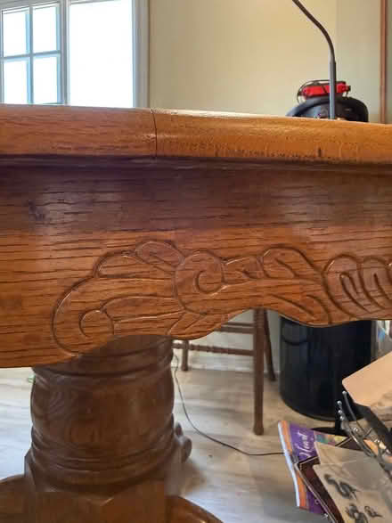 Photo of free Wooden table (Downtown fullerton) #3