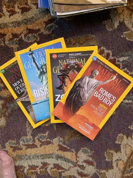 Photo of free National Geographic magazines (Greenwood) #1