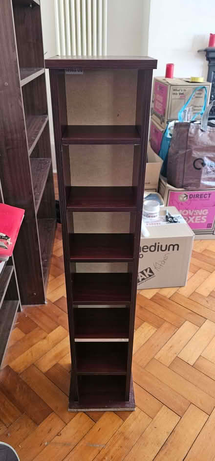 Photo of free Argos Bookshelf, Argos cd tower, IKEA Malm double bed with d (Lewisham SE13) #2