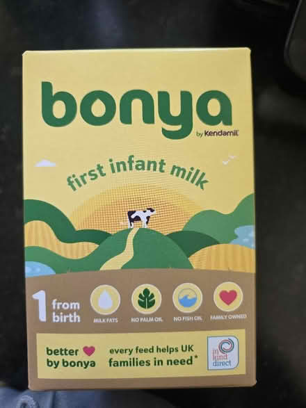 Photo of free Bonya by Kendamil infant formula (Stratford E15) #2