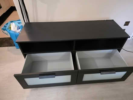 Photo of free 1 black TV cabinet (Slough central SL2) #1