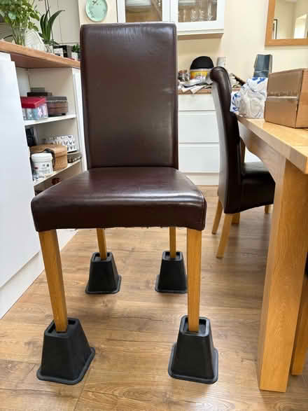 Photo of free Chair or bed raisers (Cricket Road OX4) #1