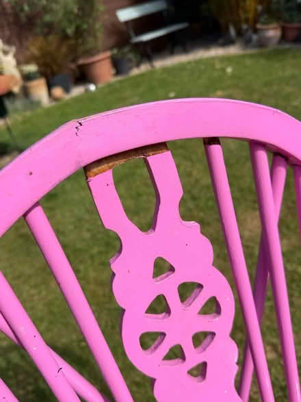 Photo of free Pink wooden chair (Amersham HP6) #3