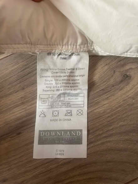 Photo of free Double down duvet 15 tog (Boreham) #2