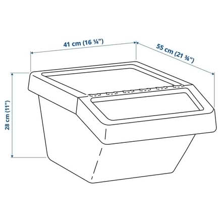 Photo of free IKEA 'SORTERA' 37 litre sorting/recycling bin (Headington OX3) #2
